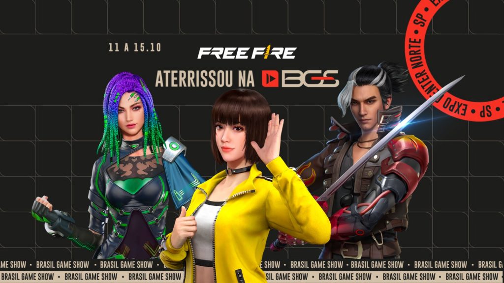 Free Fire na BGS 2023: Showmatch e Ativações no Maior Evento de Games da América Latina