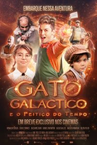 Gato Galáctico e o Feitiço do Tempo - Uma Jornada Encantadora com Toques Nostálgicos