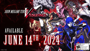 A ATLUS anunciou que a data de lançamento do seu próximo RPG, Shin Megami Tensei V: Vengeance, foi adiantada para 14 de junho de 2024. Agora, os fãs poderão explorar Da'at uma semana mais cedo no Nintendo Switch, PlayStation 5, PlayStation 4, Xbox Series X|S, Xbox One, Windows e Steam, com opção de legendas em português do Brasil.