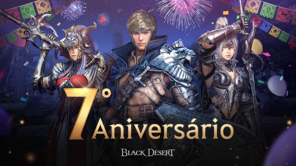 Black Desert Online celebra 7º aniversário na América Latina com eventos especiais e recompensas exclusivas