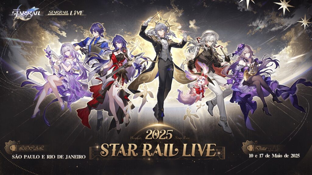 Star Rail LIVE 2025: Ingressos para exibições no Brasil e México já estão à venda