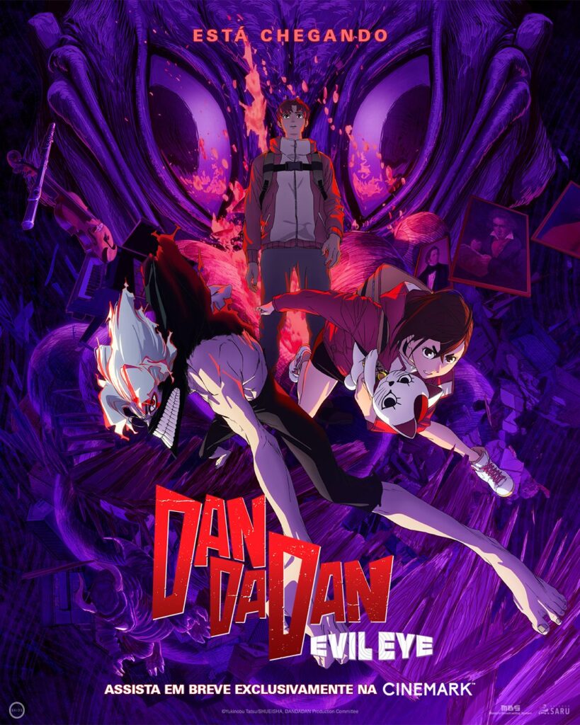 “Dan Da Dan: Evil Eye” estreia com exclusividade na Cinemark e promete agitar o público otaku