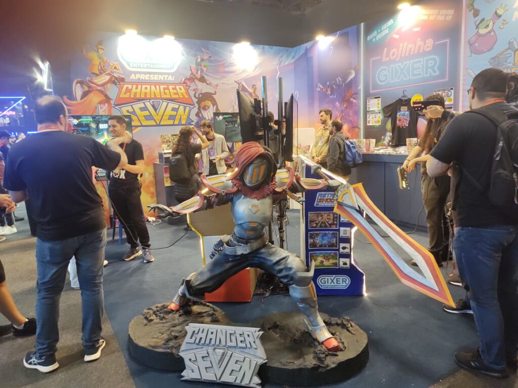 Changer Seven: o Tokusatsu brasileiro que encantou a gamescom latam 2025