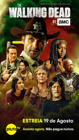 Pluto TV lança canal exclusivo de The Walking Dead gratuitamente no Brasil