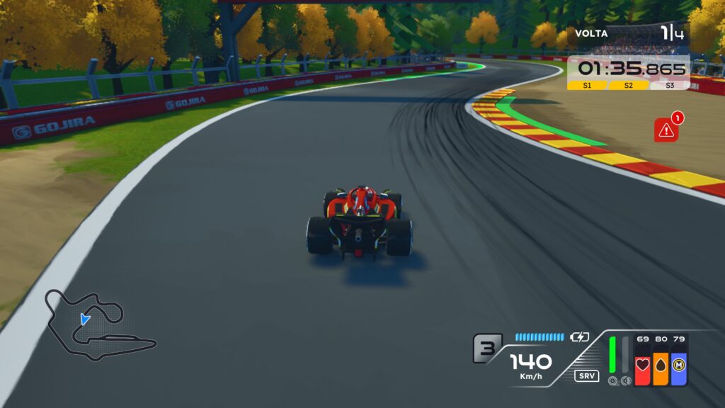 Formula Legends não é um jogo fácil, mesmo com assistências ativas. Existe uma curva de aprendizado genuína que pode intimidar iniciantes.