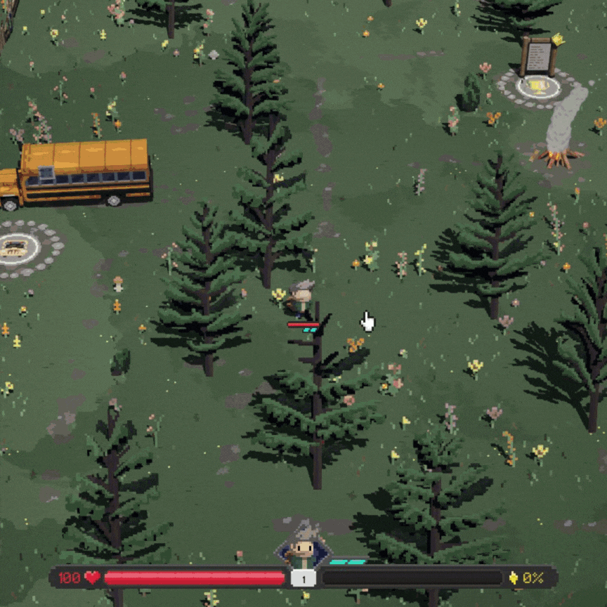 Deadly Days Roadtrip é o roguelike que você não sabia que precisava! Tetris + zumbis + bullet heaven = combo perfeito