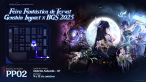 HoYoverse leva estande de 200m² de Genshin Impact para Brasil Game Show 2025