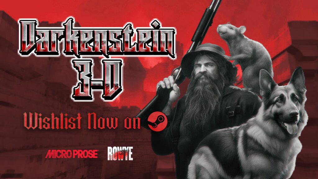 MicroProse anuncia Darkenstein 3D, um shooter retrô gratuito e sangrento