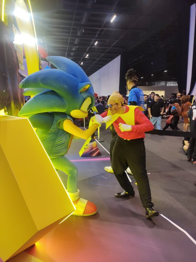 A Sega participou da feira pela terceira vez consecutiva e montou um estande dedicado a Sonic Racing: CrossWorlds.