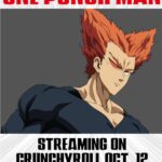 a tão esperada 3ª temporada de One-Punch Man estreia no dia 12 de outubro de 2025