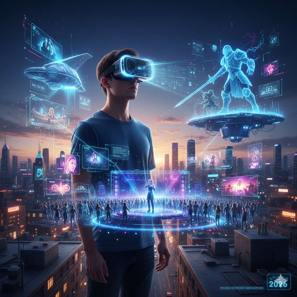 RV e RA em 2026: o futuro dos games, filmes e cultura pop