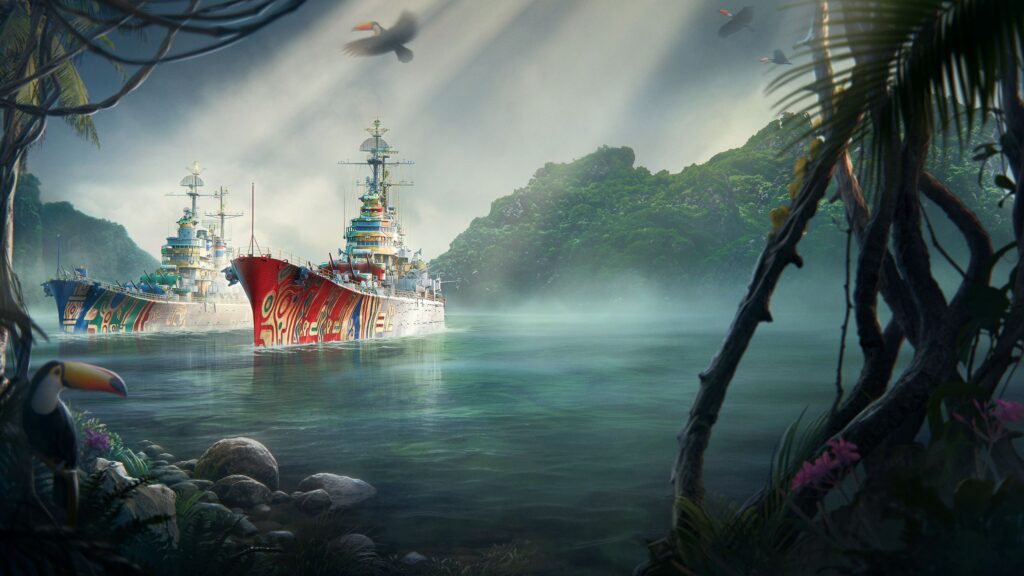 World of Warships: Legends celebra 7 anos com cruzadores pan-americanos e colaboração com Sabaton