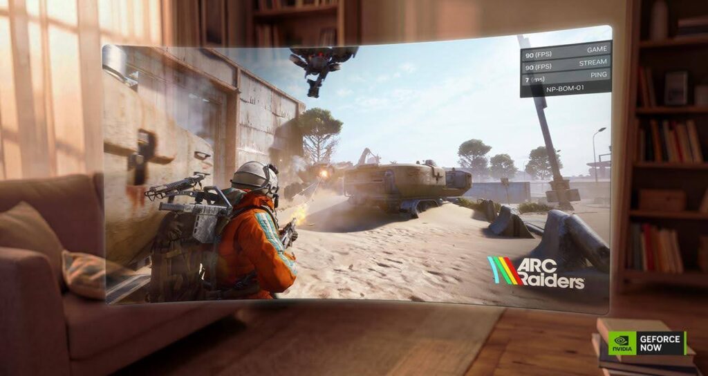 A NVIDIA anunciou nesta semana novidades para o GeForce NOW, trazendo uma experiência ainda mais fluida em realidade virtual, agora com suporte a streaming de até 90 quadros por segundo em dispositivos compatíveis!