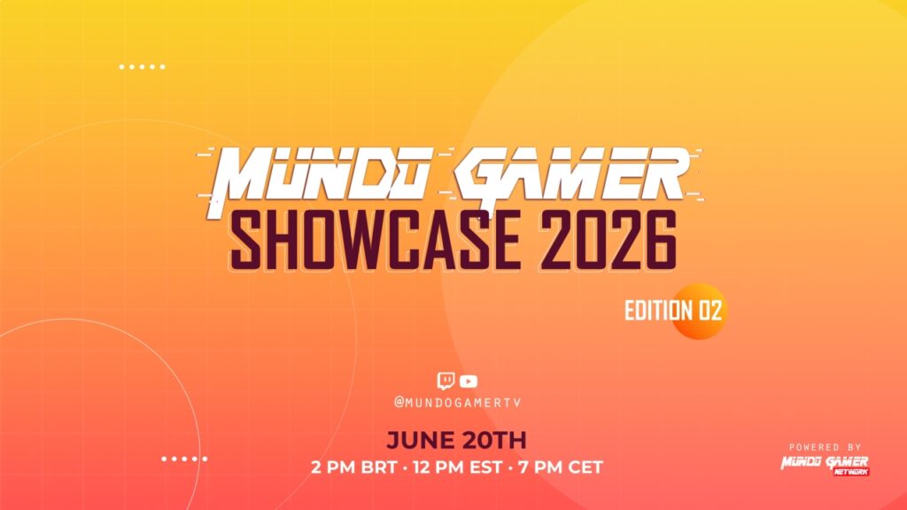 Mundo Gamer Showcase confirma nova edição para 20 de junho; veja como acompanhar