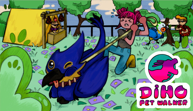 Dino Pet Walker: game brasileiro sobre passear com dinossauros estreia na Steam em 19 de junho