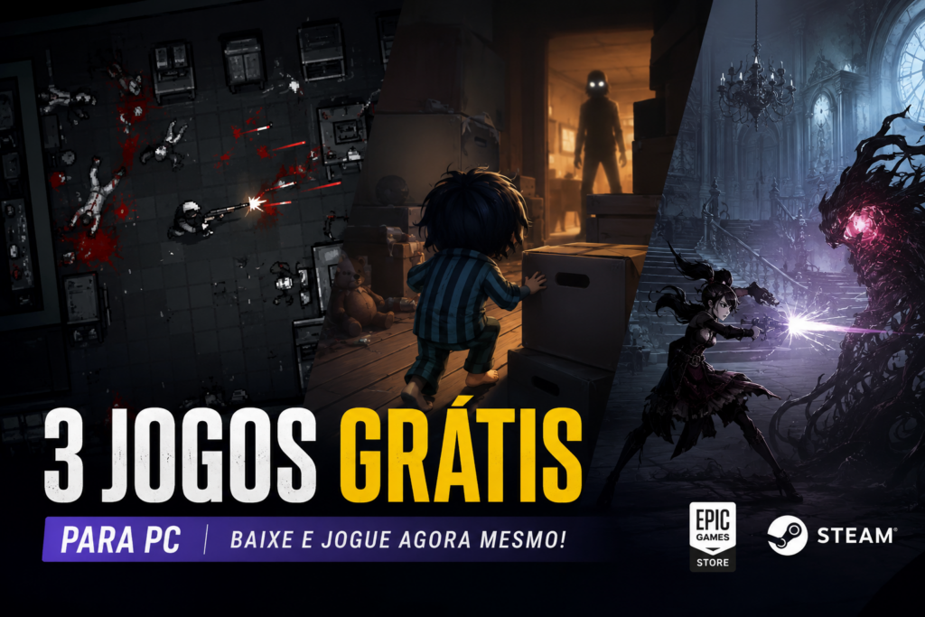 3 jogos grátis para PC que você pode baixar esta semana