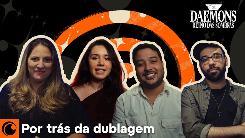 Crunchyroll mostra bastidores da dublagem brasileira de Daemons do Reino das Sombras